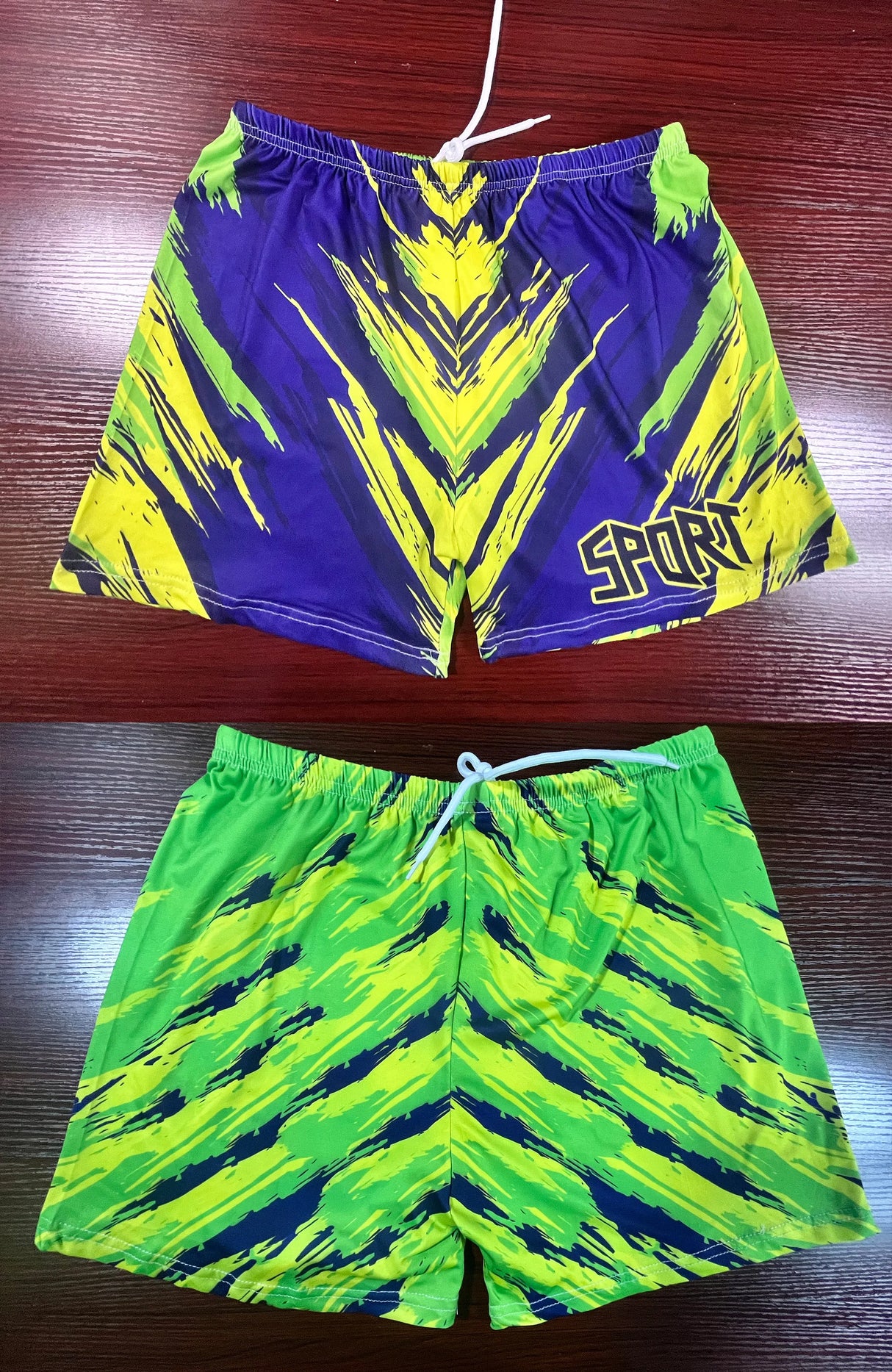 Men's Plus Size 3D Print Swim Trunks 5XL