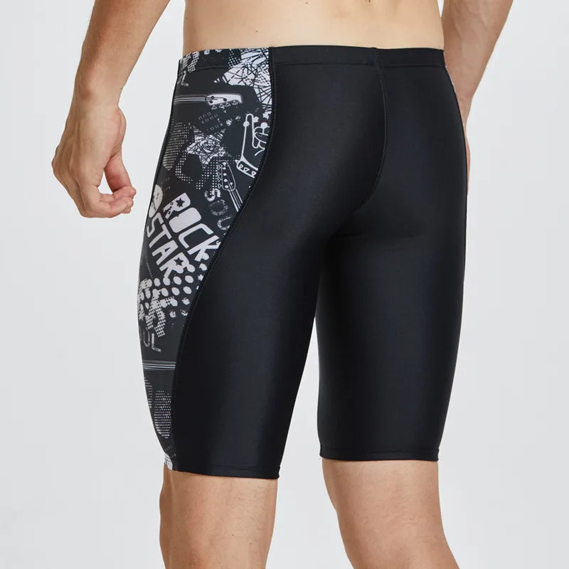 ملابس سباحة رجالية تنافسية بمقاسات كبيرة