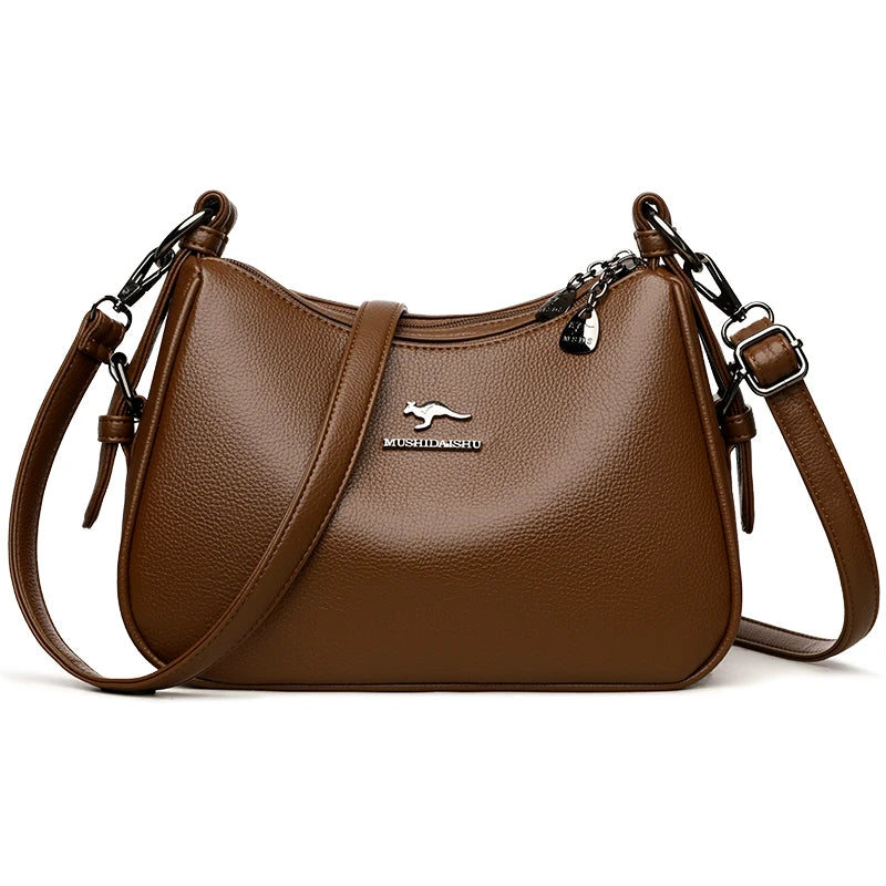 Minimalist Leather Shoulder Bag