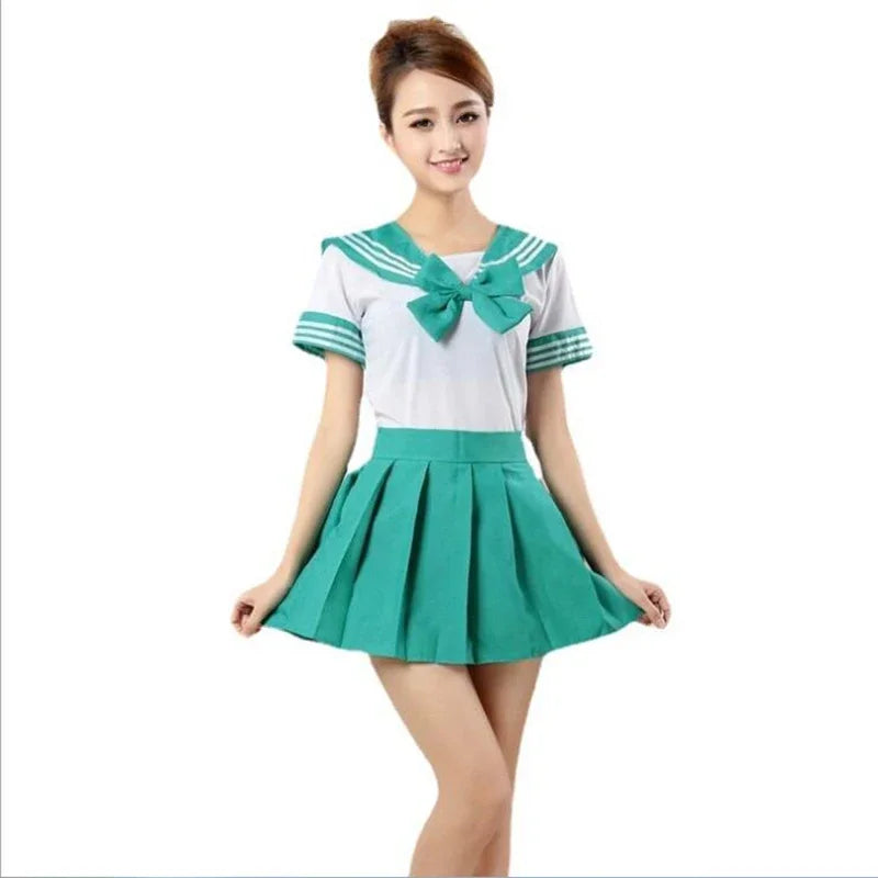 Japanese JK Sailor Schoolgirl Cosplay Uniform