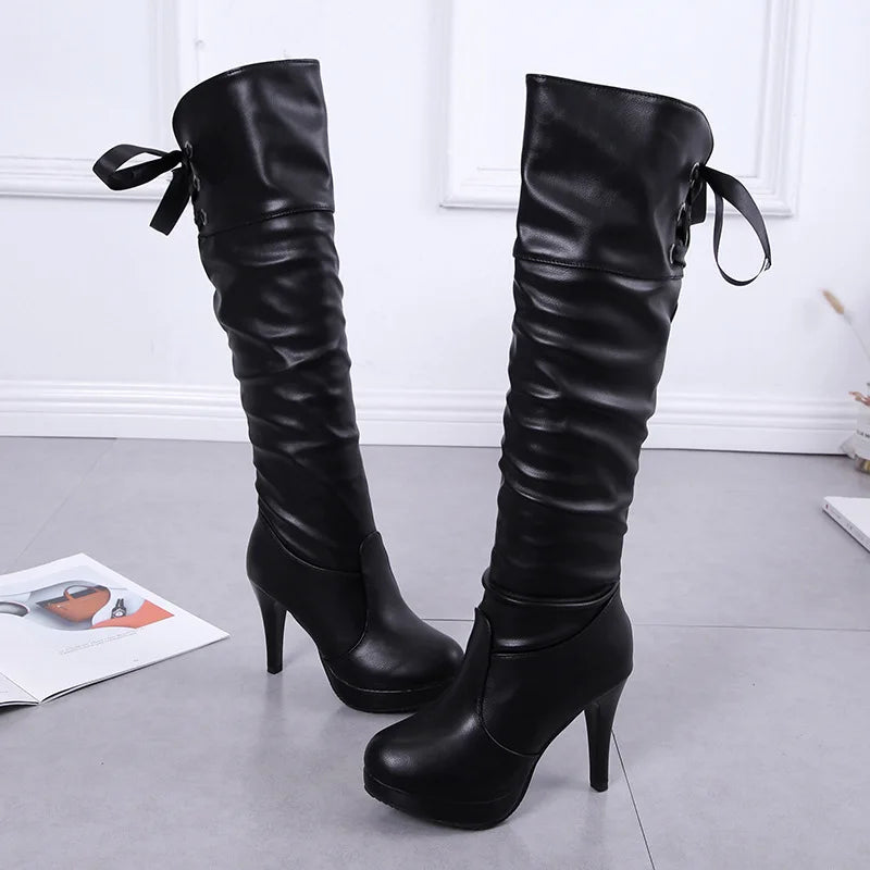 Classic Leather Riding Boots