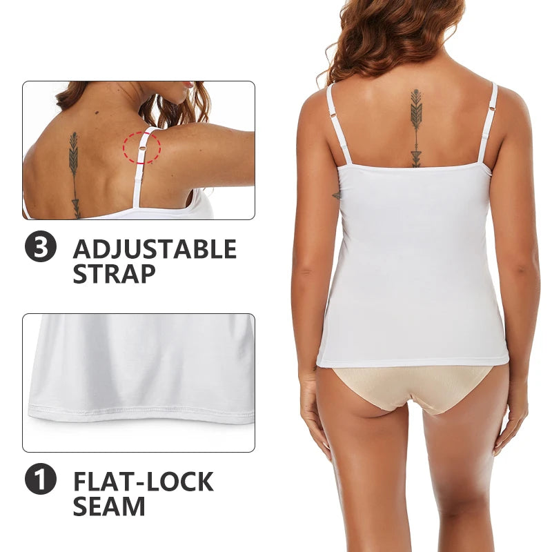 Breathable Yoga Camisole with Chest Pad