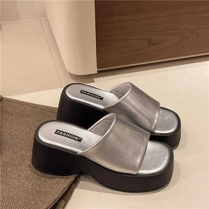 Embroidery Mesh Beaded Mary Jane Ballet Flats