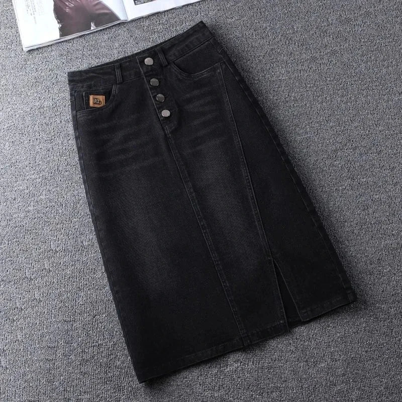 WrapFit™ – Slim A-Line Wrap Skirt (High Waist, Spring/Summer Casual)