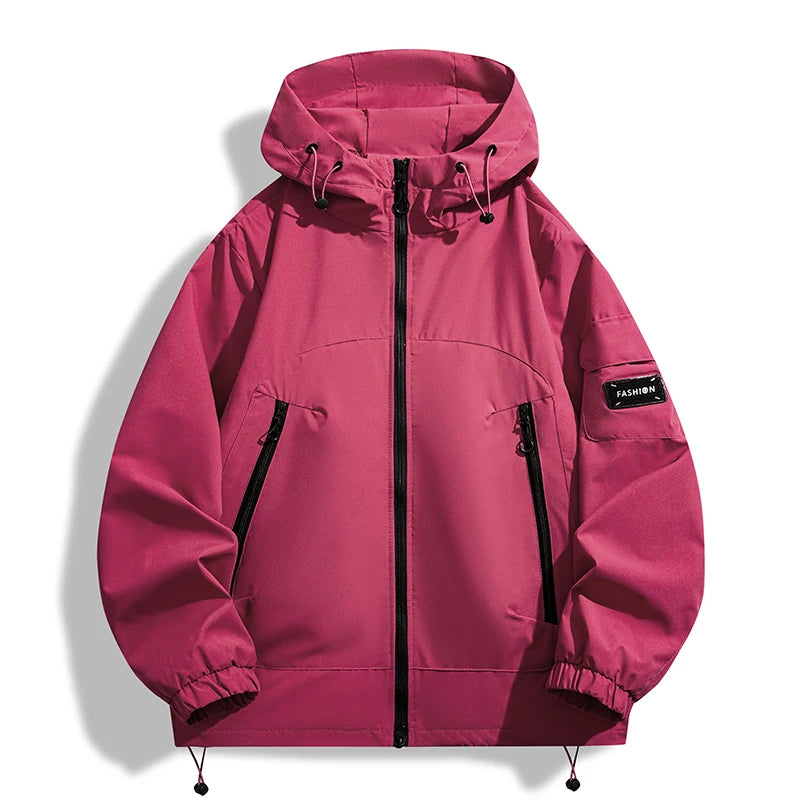 Outdoor Windproof Waterproof Hiking Hooded Jacket
