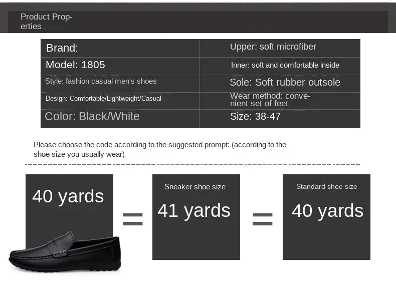 أحذية رجالية صيفية كاجوال للقيادة