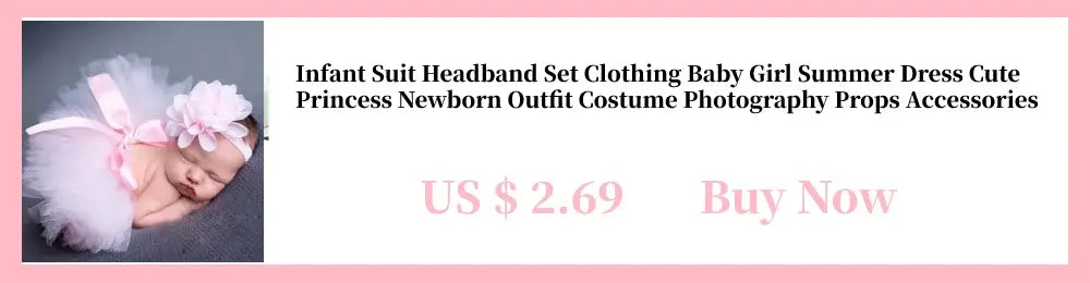 Newborn princess outfit with headband, cute summer dress for baby girls, perfect for photography props.