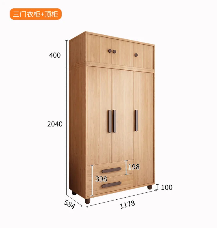 Wooden Storage Wardrobe Cabinet