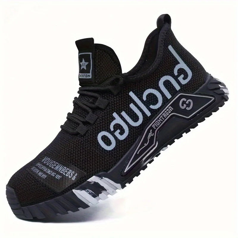 أحذية أمان للرجال بنعل معزز مضاد للثقب