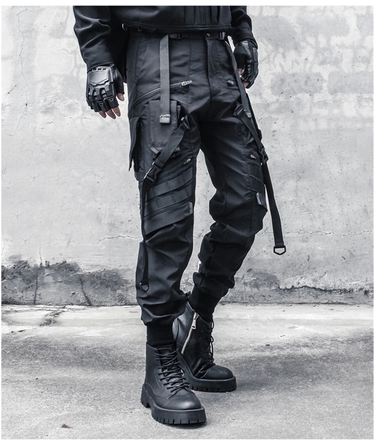Men Techwear Tactical Cargo Pants