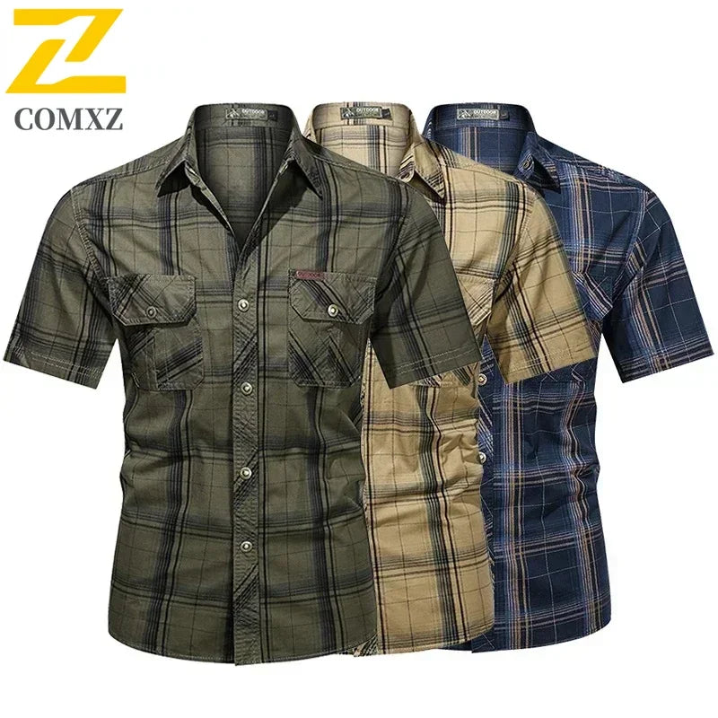 Men Plaid Casual Shirt