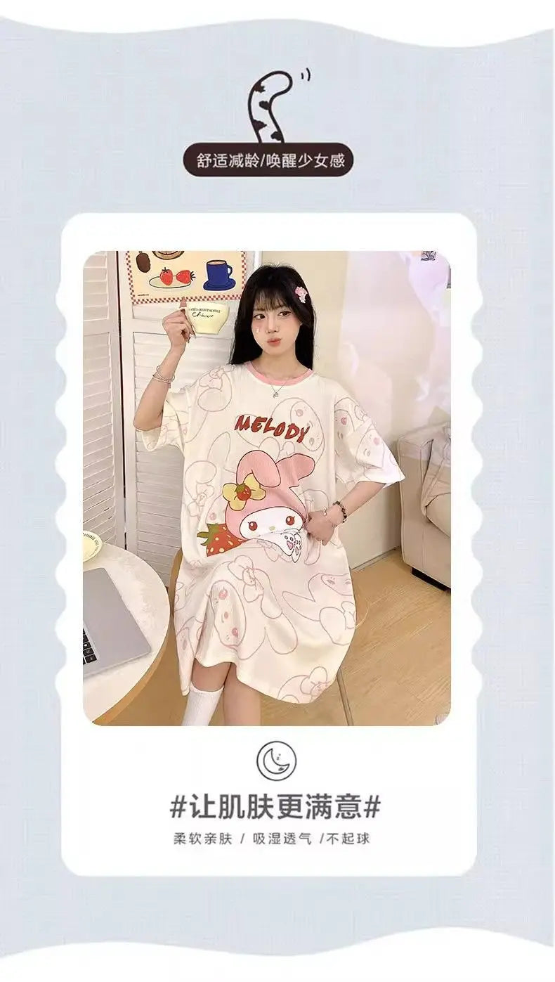 Sanrio Kuromi Cute Pajamas Cosplay Costume