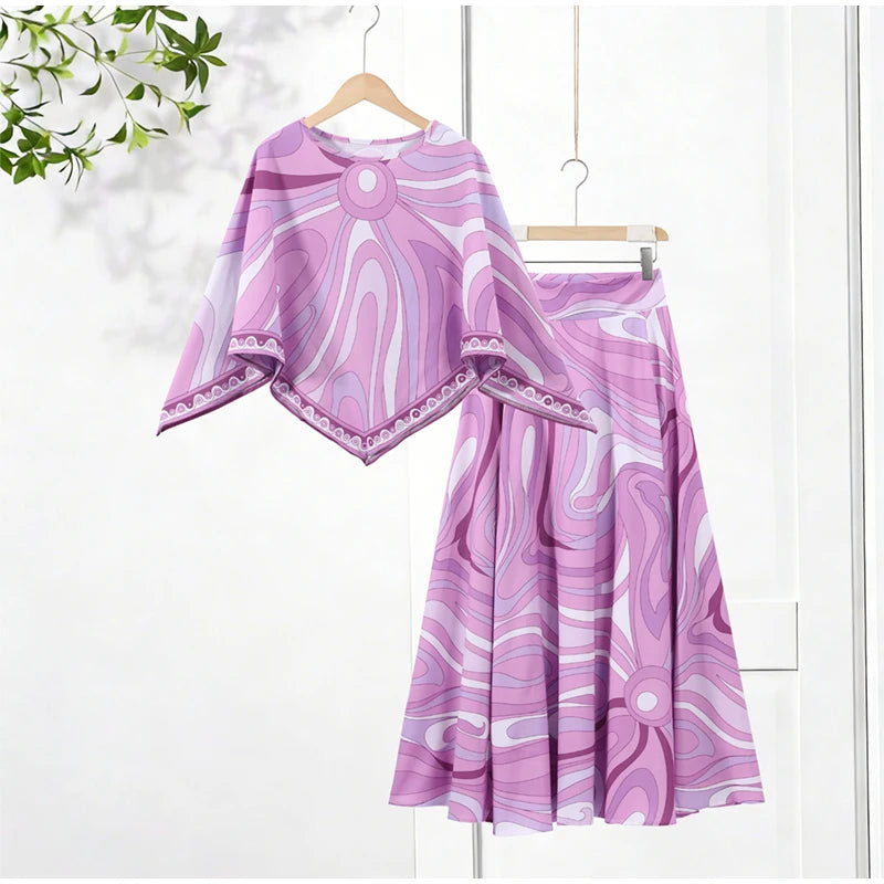 Women's 2 Piece Skirt Set