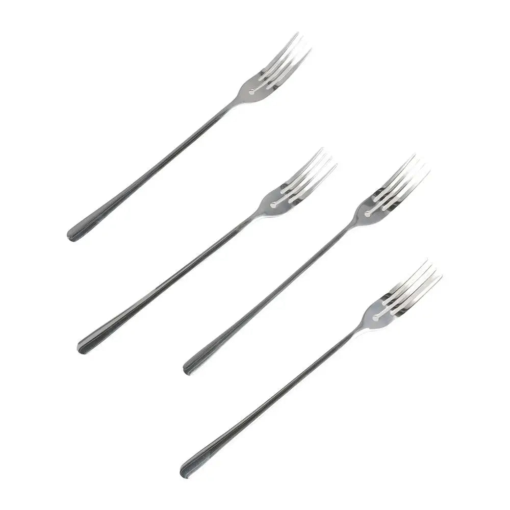 Stainless Steel Long Handle Dessert Forks