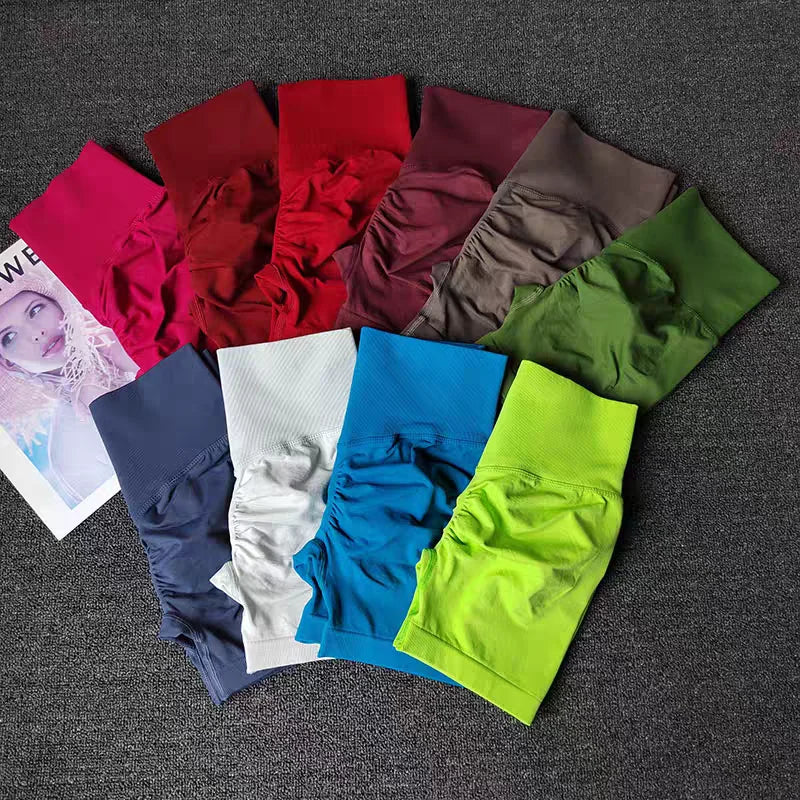 Women High-Waist Yoga Sports Shorts