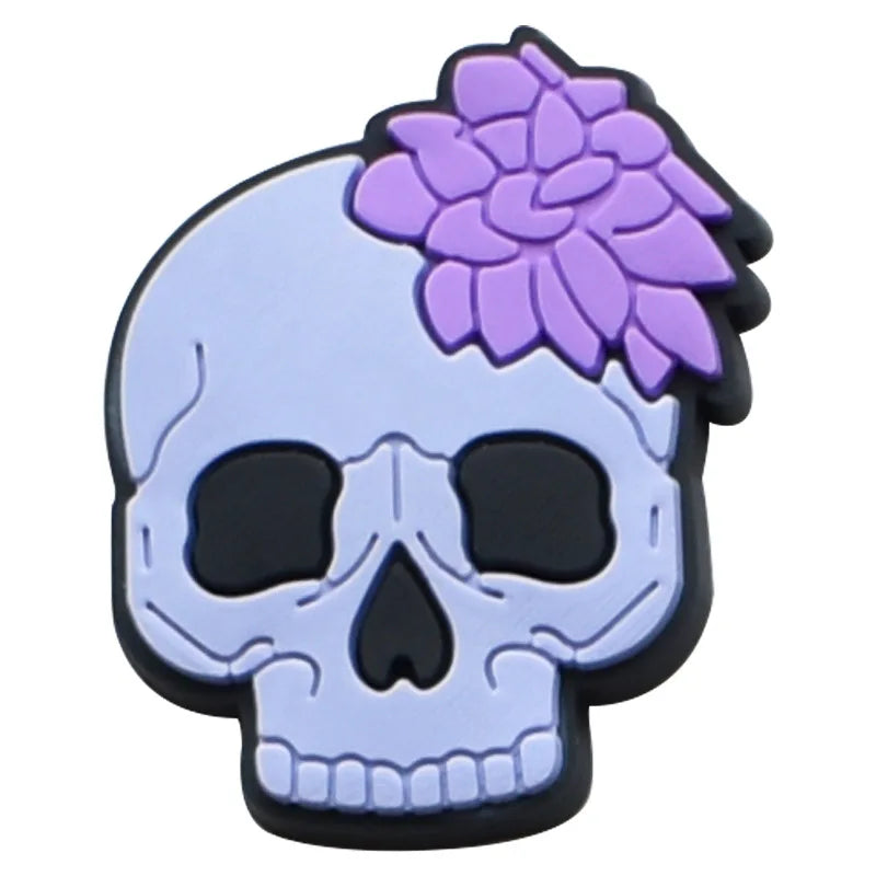 Women Skeleton Shoe Charms Halloween Style