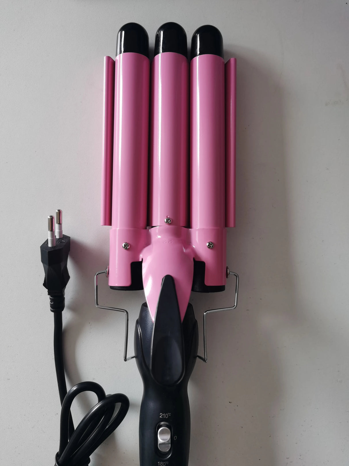 Triple Barrel Hair Curling Iron
