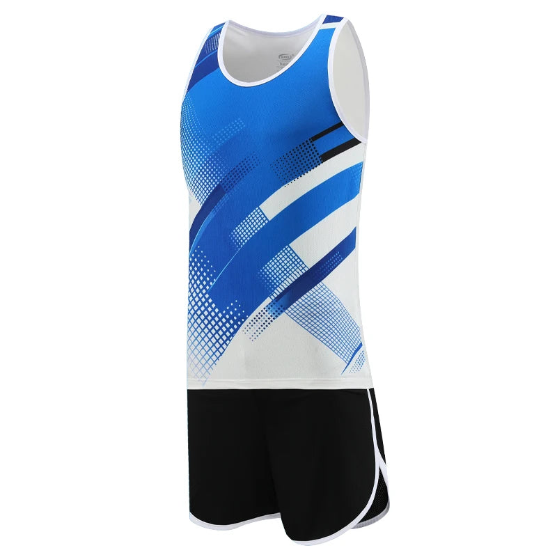 طقم رياضي سريع الجفاف للرجال بمقاسات كبيرة - طقم جري