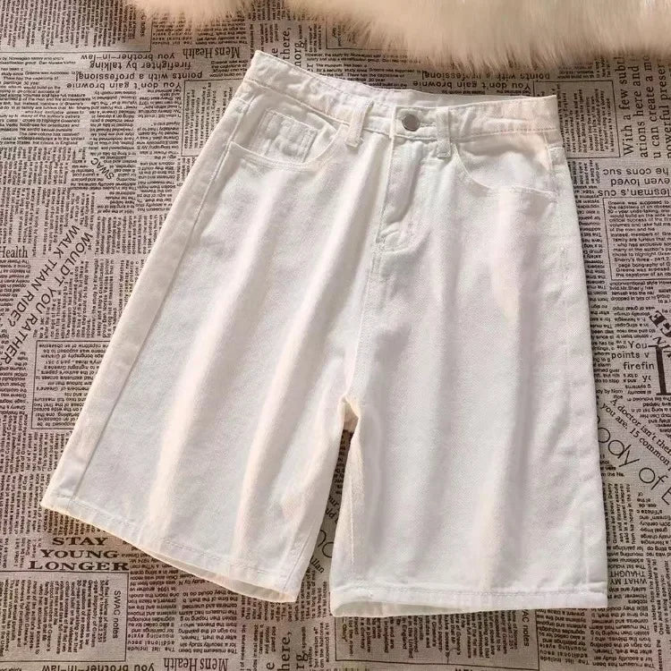 High Waist Women’s Denim Shorts for Spring/Summer