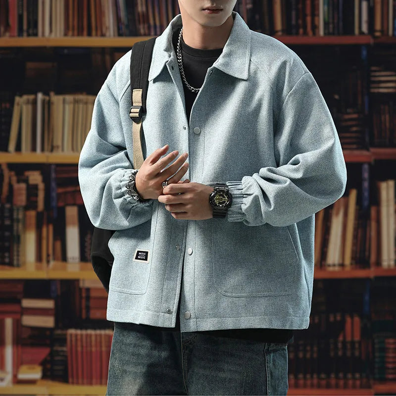 Men's Plus Size Vintage Casual Jacket