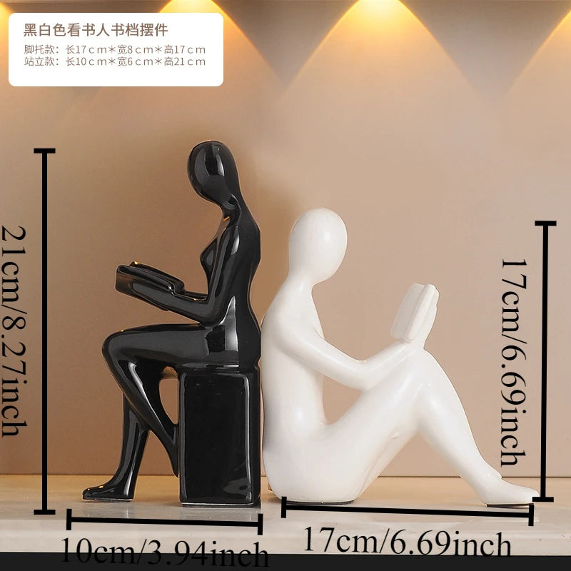 High-End Bookcase Ornament Decor