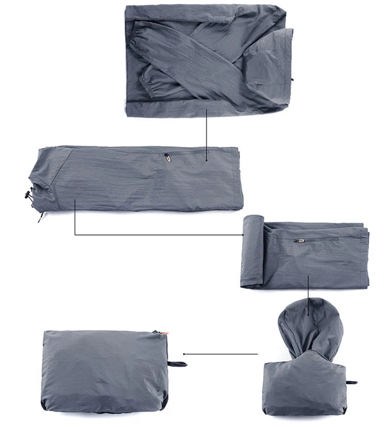 Men Ultra Light Quick Dry Hiking Jacket