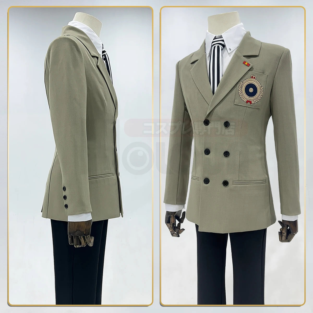 Akechi Goro Detective Anime Cosplay Costume