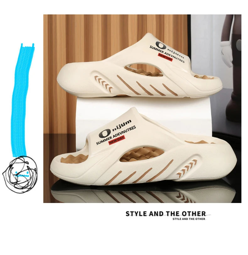 Men Massage Slippers Comfortable EVA Sandals