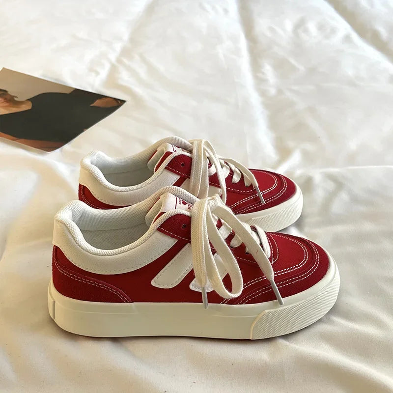 Women Canvas Shoes Platform Walking Shoes