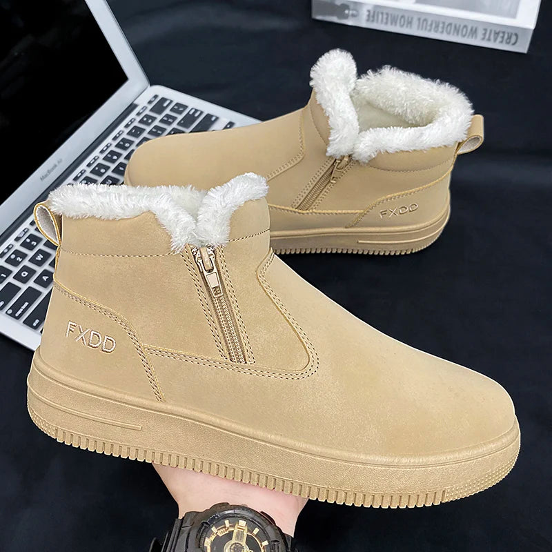 أحذية المطر الخارجية ذات النعل السميك للنساء