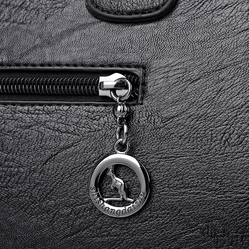 Classic Leather Crossbody Bag