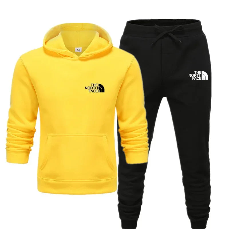 Unisex Printed Hooded Tracksuit