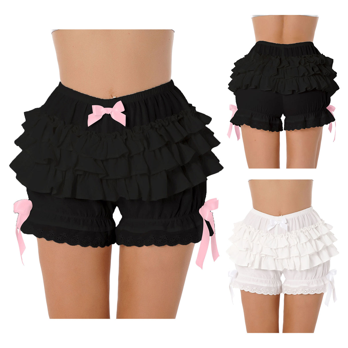 Women's Lolita Lace Pumpkin Shorts