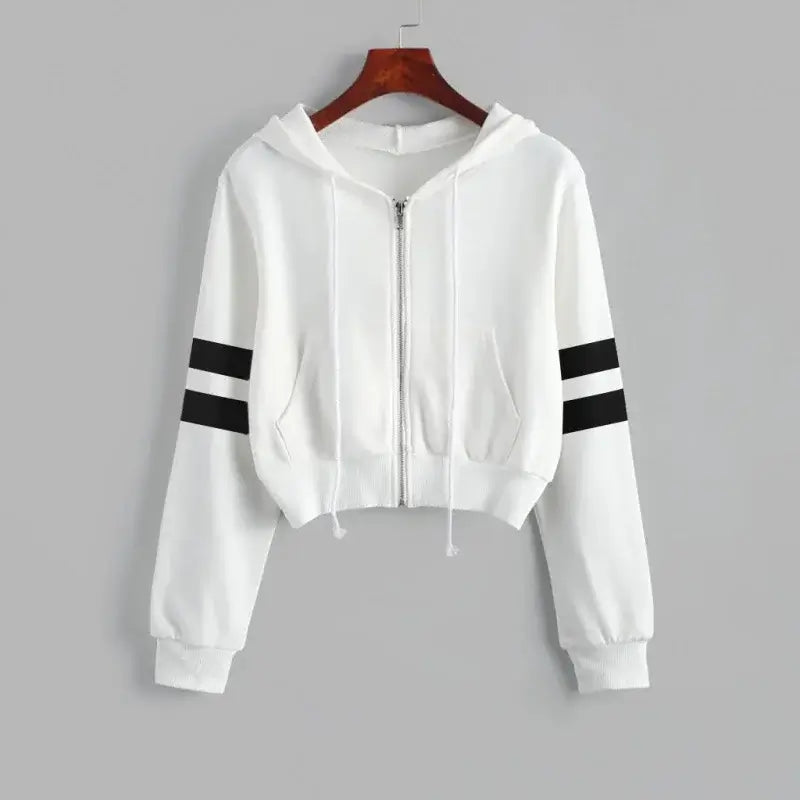 سترة لياقة بدنية نسائية سريعة الجفاف بسحاب