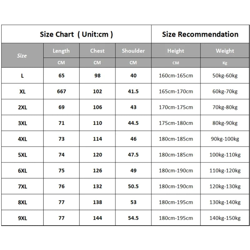 Men Plus Size Quick Dry T-Shirt 6XL-9XL