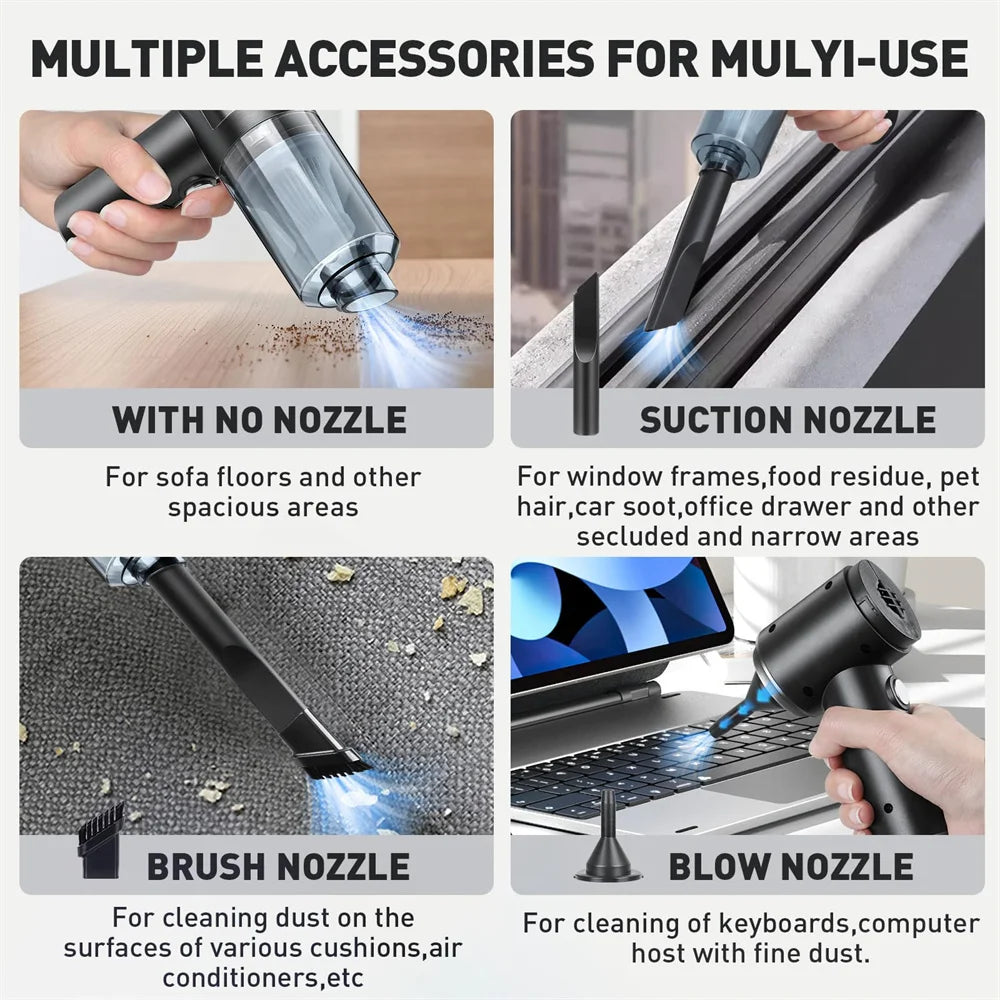 Portable Mini Car Vacuum Cleaner