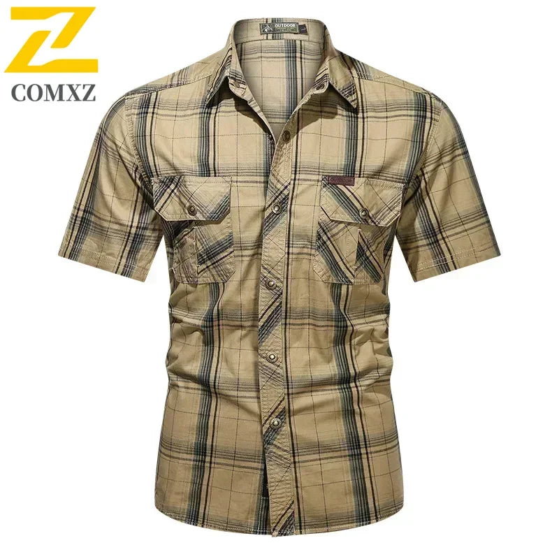Men Plaid Casual Shirt