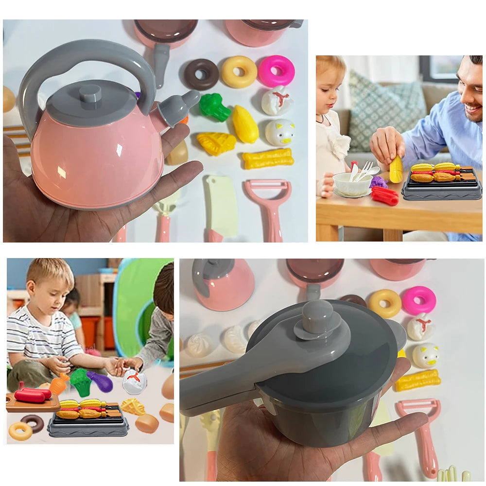 Kids Play Kitchen Accessories Set (92/69/59 PCS)
