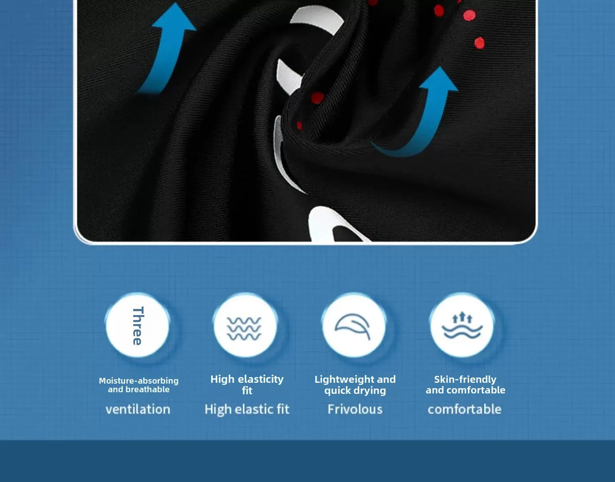 بنطلون سباحة طويل للرجال بمقاسات كبيرة