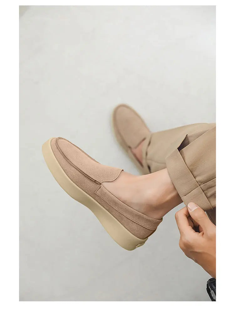 Men Suede Lightweight Driving Loafers