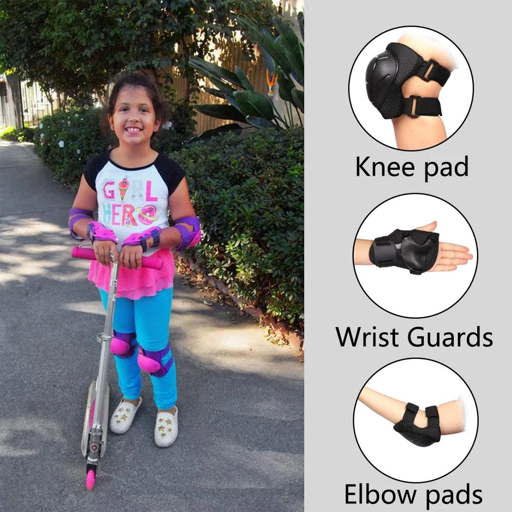 Kids Protective Gear Set with Knee & Elbow Pads