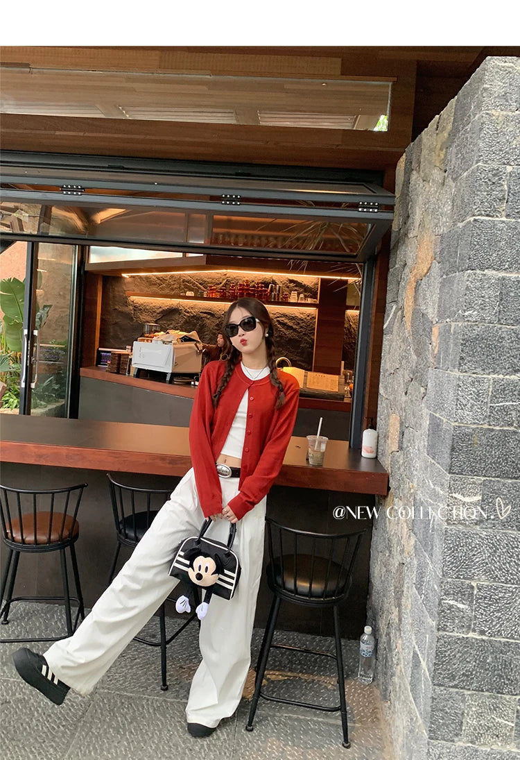 Women's Long Sleeve Knit Cardigan