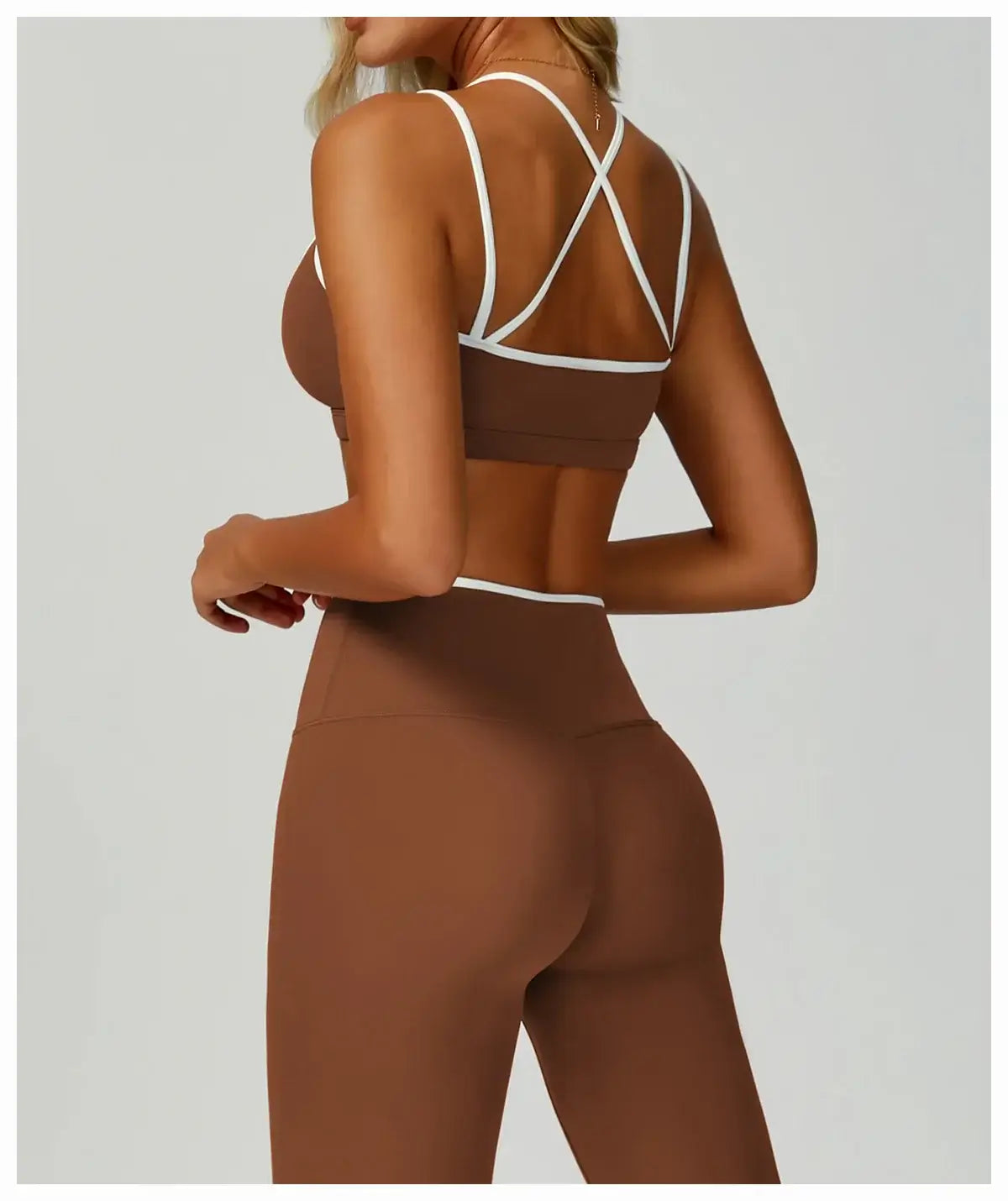 حمالة صدر يوغا نسائية مقاومة للصدمات بدون درزات