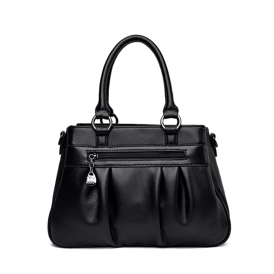 Triple Compartment Tote Bag