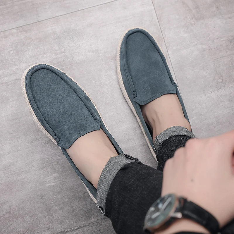 Men’s Suede Loafers Casual Flats