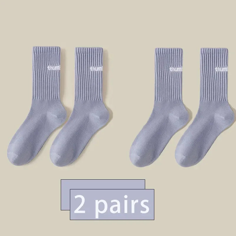 Men’s Mid-Length Sports Socks (2 Pairs)