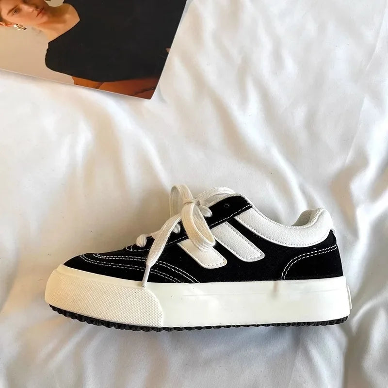 Women Canvas Shoes Platform Walking Shoes