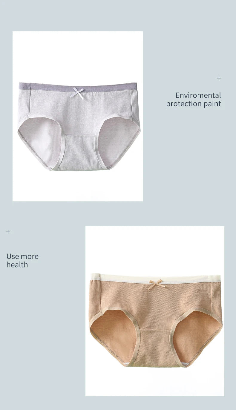 سراويل داخلية نسائية قطنية بفيونكة (7 قطع)