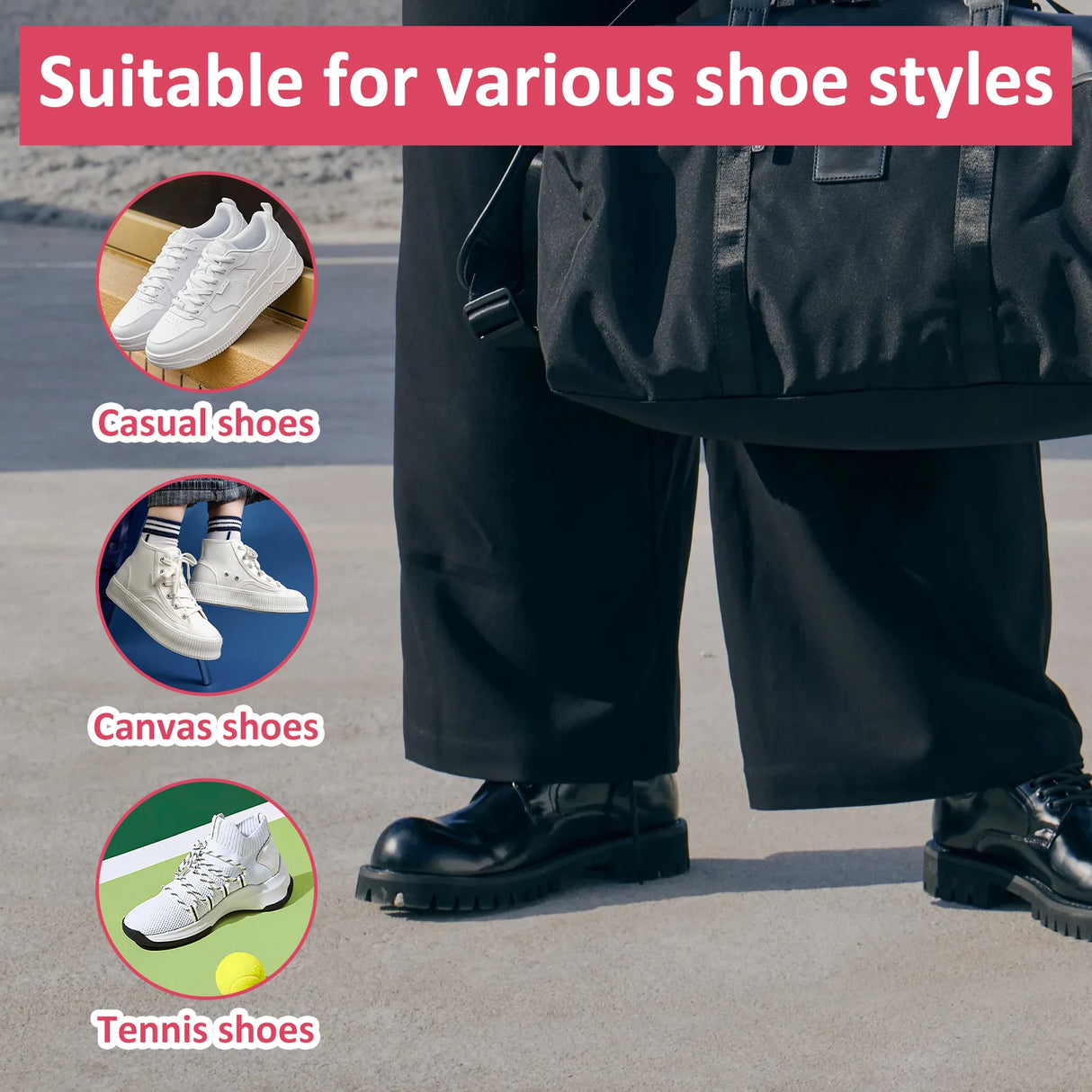 نقالة أحذية عالمية للنساء