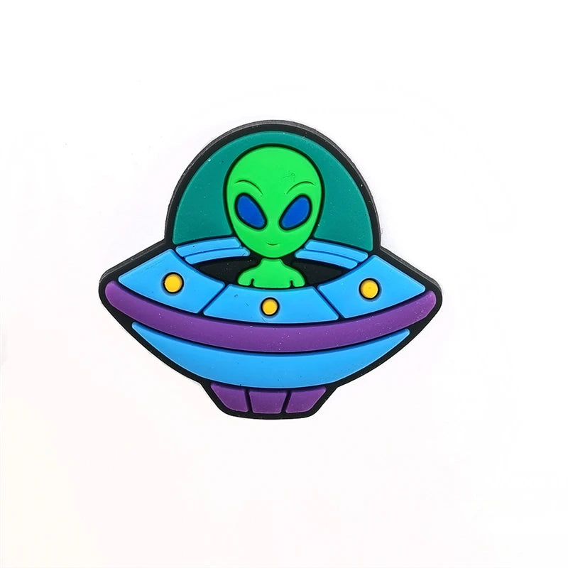 Women Astronaut Shoe Charms Space Accessories